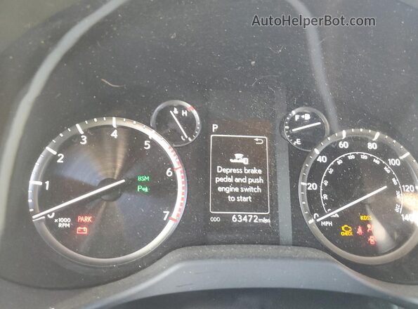 JTJAM7BX9L5256041 2020 LEXUS GX Silver Вид щитка приладів