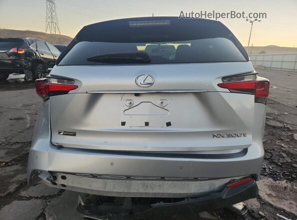 JTJBARBZ2G2048813 2016 LEXUS NX Silver Вид ззаду