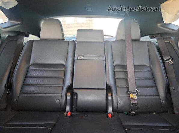 JTJBARBZ2G2048813 2016 LEXUS NX Silver Вид задніх сидінь