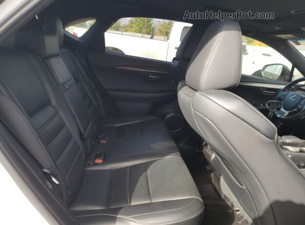 JTJBARBZXJ2166096 2018 LEXUS NX White Widok wnętrza z tyłu