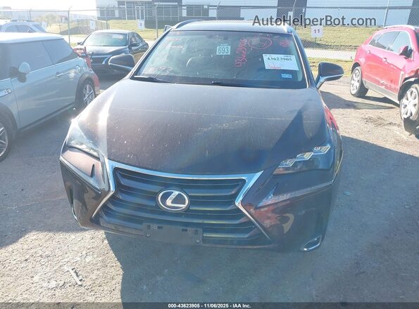JTJBJRBZ1G2038743 2016 LEXUS NX 300H Black Przód lewy