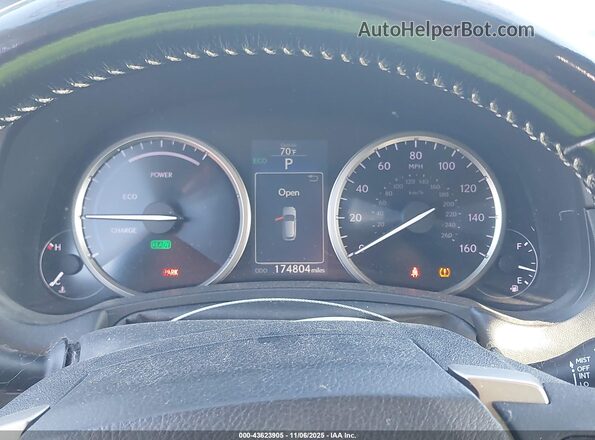 JTJBJRBZ1G2038743 2016 LEXUS NX 300H Black Widok tylnych siedzeń