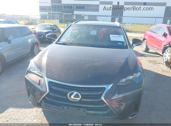 JTJBJRBZ1G2038743 2016 LEXUS NX 300H Black Widok wnętrza z tyłu