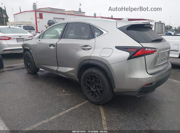 JTJBJRBZ1H2060033 2017 LEXUS NX 300H Серый Задняя левая четверть
