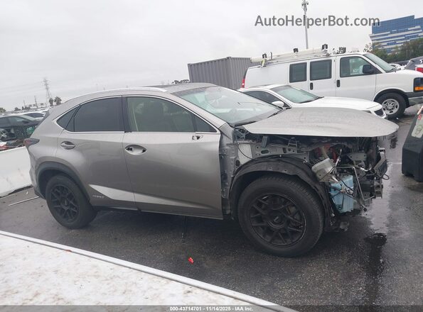 JTJBJRBZ1H2060033 2017 LEXUS NX 300H Серый Панорамный вид салона 360°
