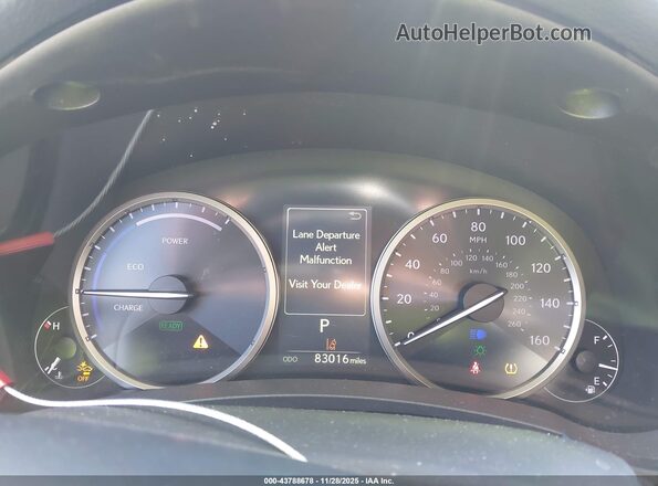 JTJBJRBZ1K2104331 2019 LEXUS NX 300H Black Widok tylnych siedzeń