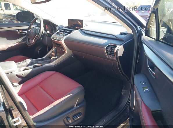 JTJBJRBZ1K2104331 2019 LEXUS NX 300H Black Widok wnętrza z przodu