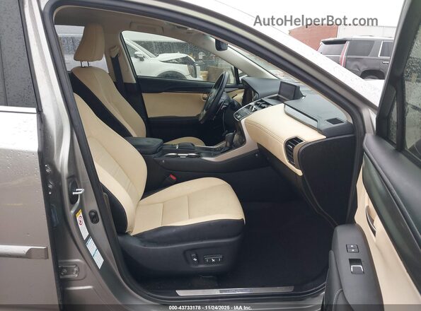 JTJBJRBZ6K2121741 2019 LEXUS NX 300H Gold Widok wnętrza z przodu