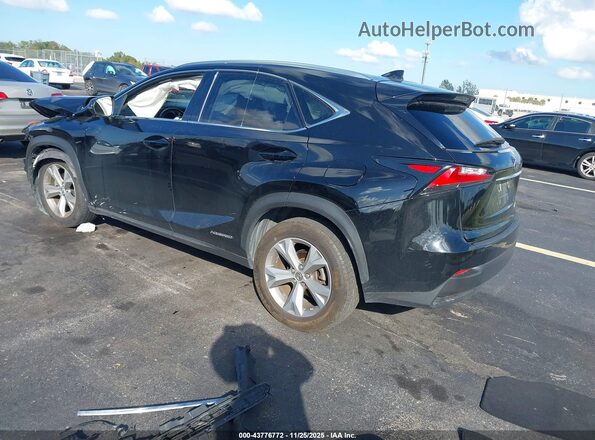 JTJBJRBZ7H2068590 2017 LEXUS NX 300H Black Rear left