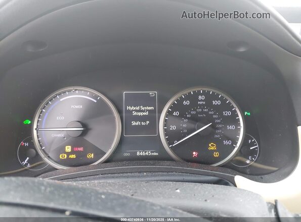 JTJBJRBZ7J2094550 2018 LEXUS NX 300H White Widok tylnych siedzeń