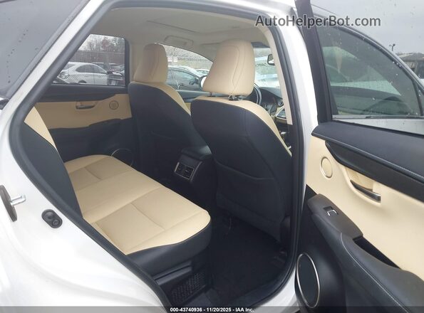 JTJBJRBZ7J2094550 2018 LEXUS NX 300H White Widok naklejki z numerem VIN