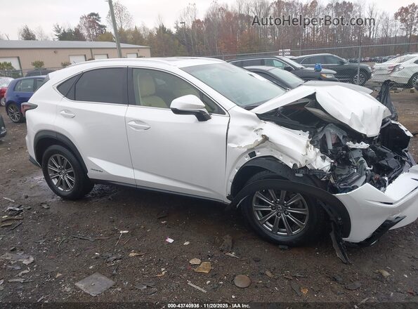 JTJBJRBZ7J2094550 2018 LEXUS NX 300H White Widok wnętrza z tyłu