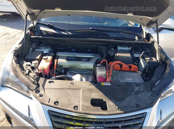 JTJBJRBZ8J2079636 2018 LEXUS NX 300H Серебряный Вид сзади