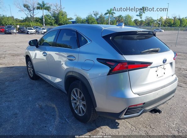 JTJBJRBZ8J2079636 2018 LEXUS NX 300H Серебряный Задняя левая четверть