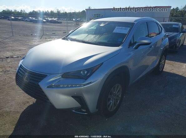 JTJBJRBZ8J2079636 2018 LEXUS NX 300H Серебряный Передняя левая четверть