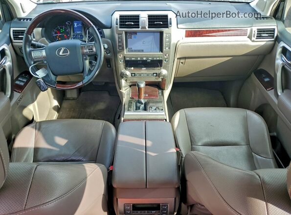 JTJBM7FX5H5167119 2017 LEXUS GX Gray წინა პანელის ხედი