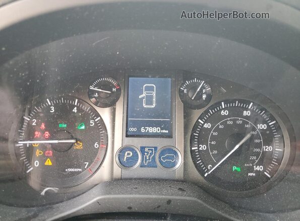 JTJBM7FX5K5213281 2019 LEXUS GX White Սարքավորումների վահանակի տեսք