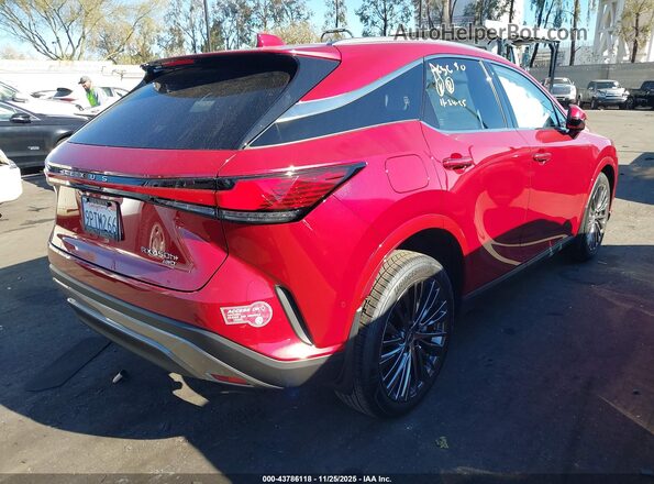 JTJCJMGA3R2021195 2024 LEXUS RX 450H+ Red Հետևի աջ
