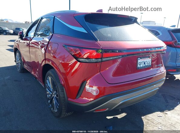 JTJCJMGA3R2021195 2024 LEXUS RX 450H+ Red Հետևի ձախ