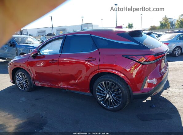 JTJCJMGA3R2021195 2024 LEXUS RX 450H+ Red Սալոնի 360 աստիճան տեսք