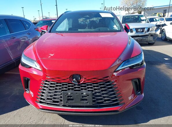JTJCJMGA3R2021195 2024 LEXUS RX 450H+ Red Սարքավորումների վահանակի տեսք