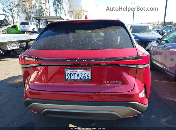JTJCJMGA3R2021195 2024 LEXUS RX 450H+ Red 