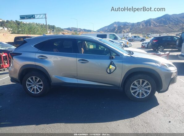 JTJDARBZ3M2192570 2021 LEXUS NX 300 Серебряный Вид задней части салона