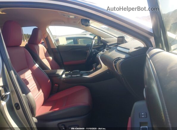 JTJDARBZ3M2192570 2021 LEXUS NX 300 Серебряный Вид салона спереди