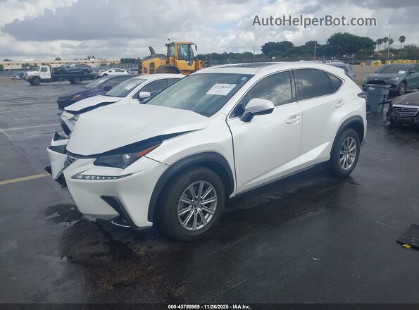 JTJDARBZ4M5020742 2021 LEXUS NX 300 White Առջևի ձախ երեք քառորդ տեսարան