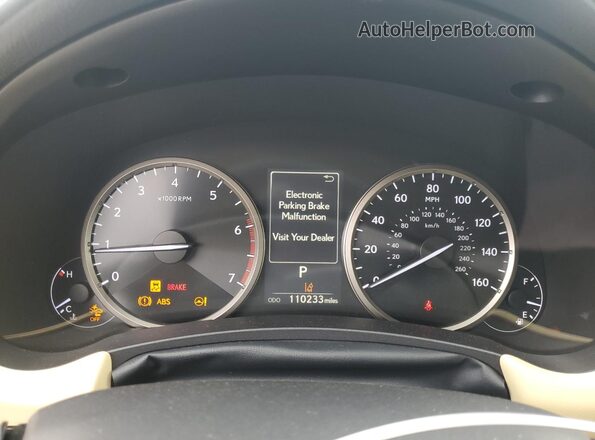 JTJDARBZ8L5003439 2020 LEXUS NX Белый Вид щитка приборов