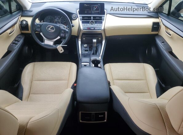JTJDARBZ8L5003439 2020 LEXUS NX Белый Вид панели приборов