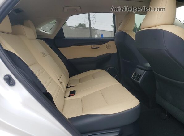 JTJDARBZ8L5003439 2020 LEXUS NX Белый Вид задней части салона