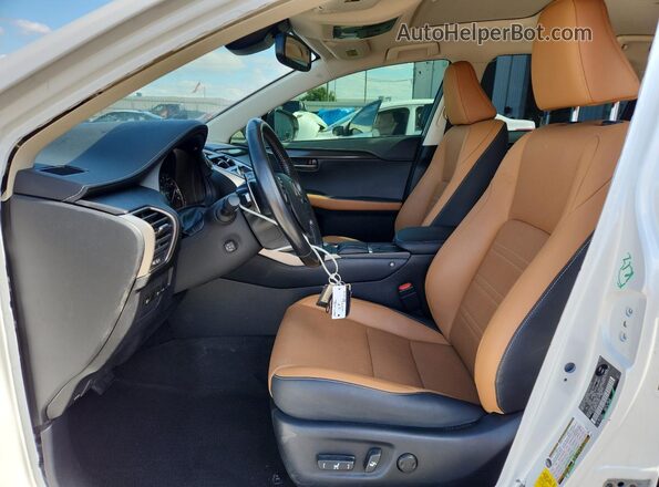 JTJDARBZ8L5015607 2020 LEXUS NX White წინა სალონის ხედი