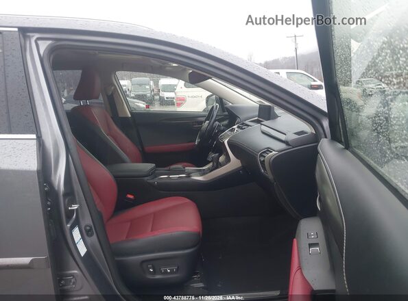 JTJDARDZ4L5005959 2020 LEXUS NX 300 Gray Widok wnętrza z przodu