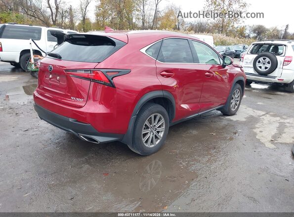 JTJDARDZ5M5028006 2021 LEXUS NX 300 Red Trasero derecho