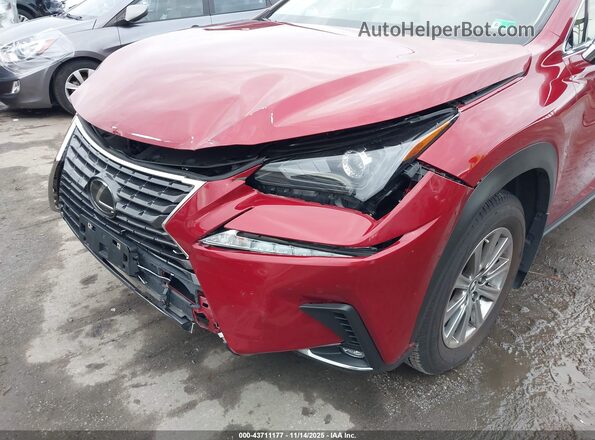 JTJDARDZ5M5028006 2021 LEXUS NX 300 Red Vista frontal