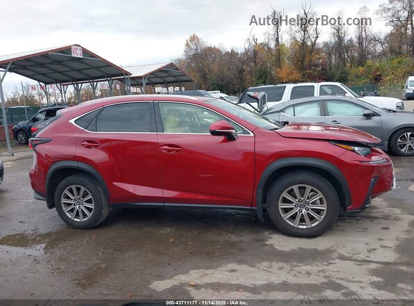JTJDARDZ5M5028006 2021 LEXUS NX 300 Red Vista interior trasera