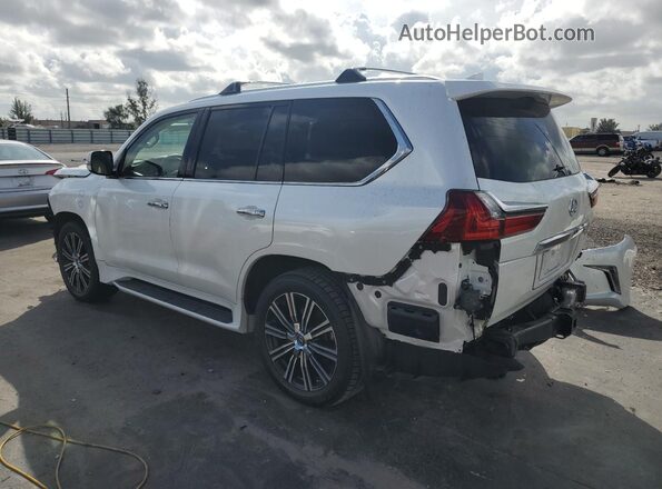 JTJDY7AX7L4313734 2020 LEXUS LX White Trasero izquierdo