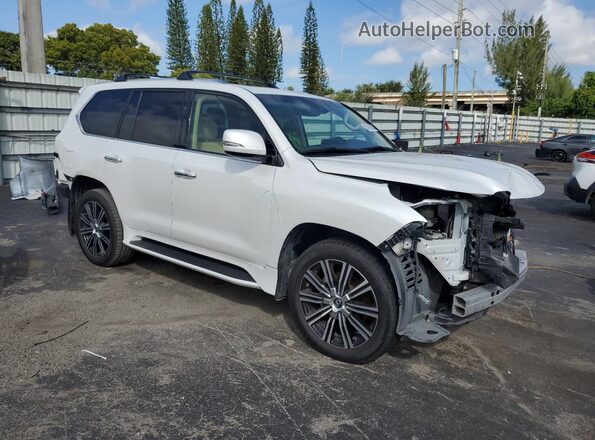 JTJDY7AX7L4313734 2020 LEXUS LX White Delantero derecho