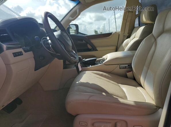 JTJDY7AX7L4313734 2020 LEXUS LX White Vista interior delantera