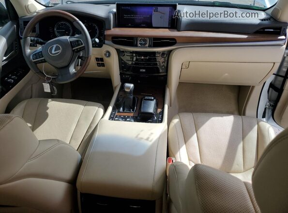JTJDY7AX7L4313734 2020 LEXUS LX White Vista del salpicadero