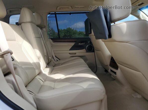 JTJDY7AX7L4313734 2020 LEXUS LX White Vista de los asientos traseros