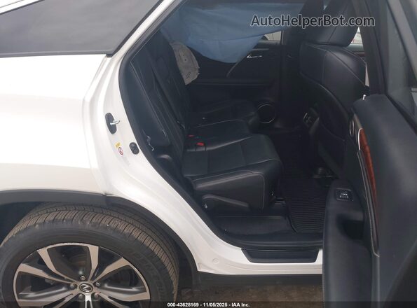 JTJDZKCA6J2002104 2018 LEXUS RX 350L White Widok naklejki z numerem VIN