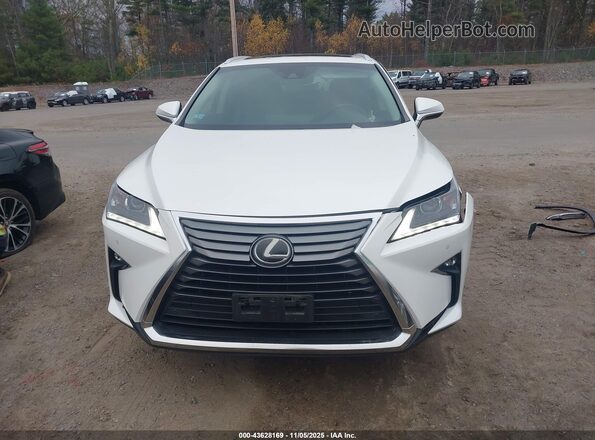 JTJDZKCA6J2002104 2018 LEXUS RX 350L White Widok wnętrza z tyłu