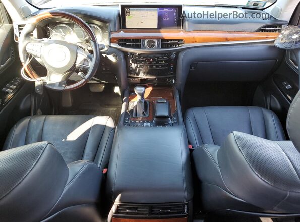 JTJFY7AX3L4315733 2020 LEXUS LX Black Widok deski rozdzielczej