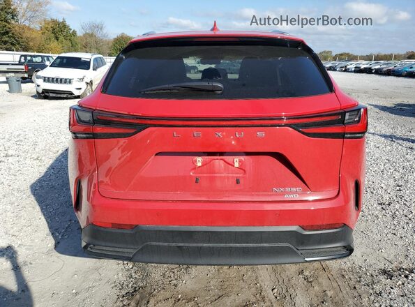 JTJHGCEZ2R2014150 2024 LEXUS NX Red უკანა ხედი