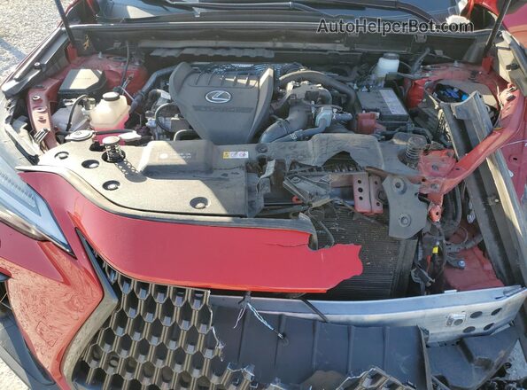 JTJHGCEZ2R2014150 2024 LEXUS NX Red ძრავის განყოფილების ხედი