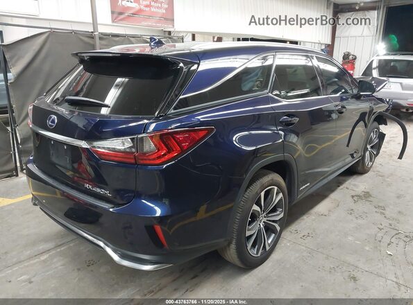 JTJHGKFA2M2018386 2021 LEXUS RX 450HL Dark Blue Задняя правая четверть