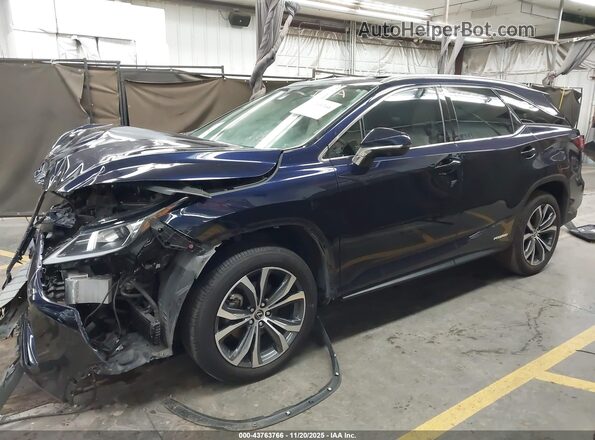 JTJHGKFA2M2018386 2021 LEXUS RX 450HL Dark Blue Вид задней части салона