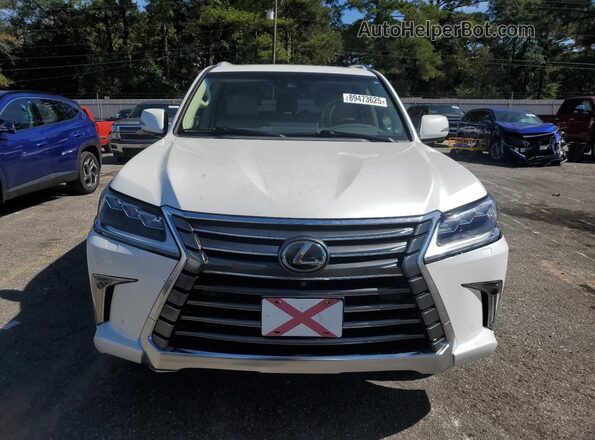 JTJHY7AX4K4288243 2019 LEXUS LX White წინა ხედი